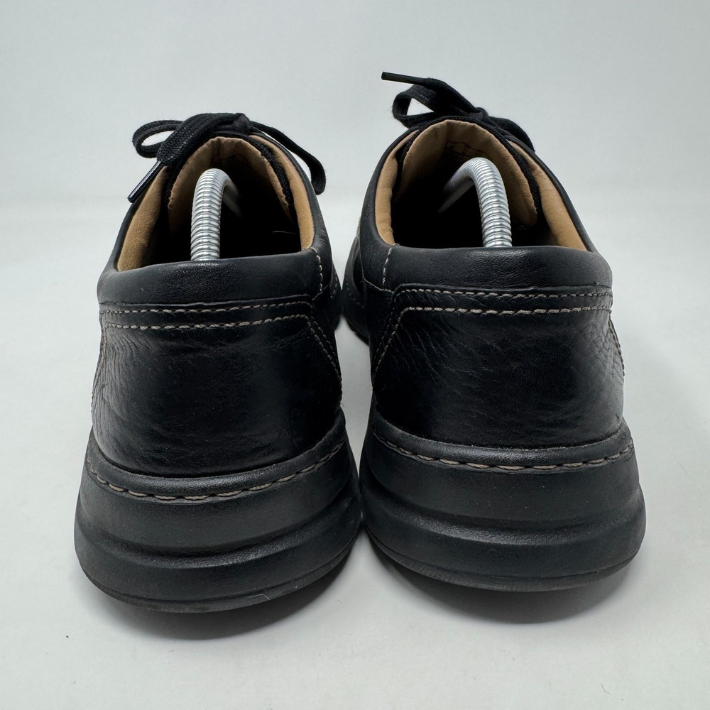 Clarks Black Leather Comfort Cushion Shoes Lace Up Oxford Men's‎ Size 11 M - Picture 13 of 16